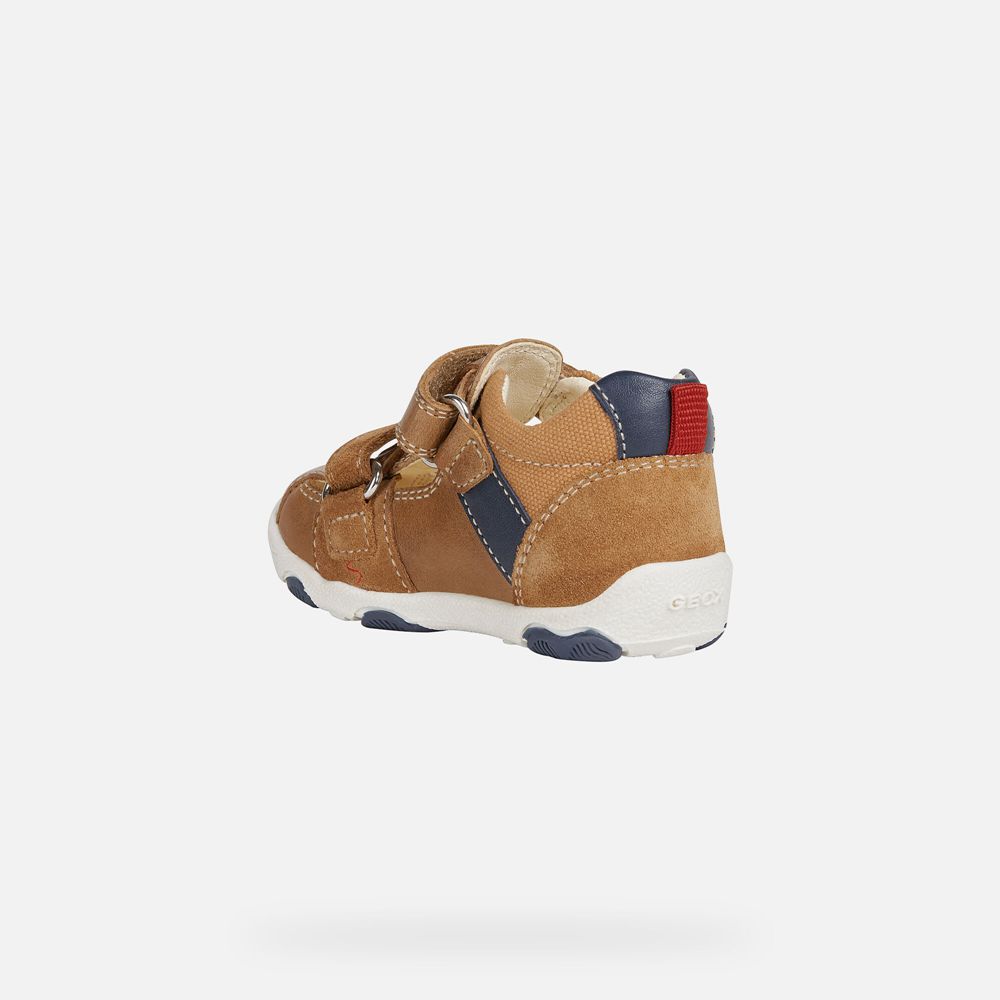 Geox Bebek Sandalet Kahverengi - Balù Boy - PXF-564309